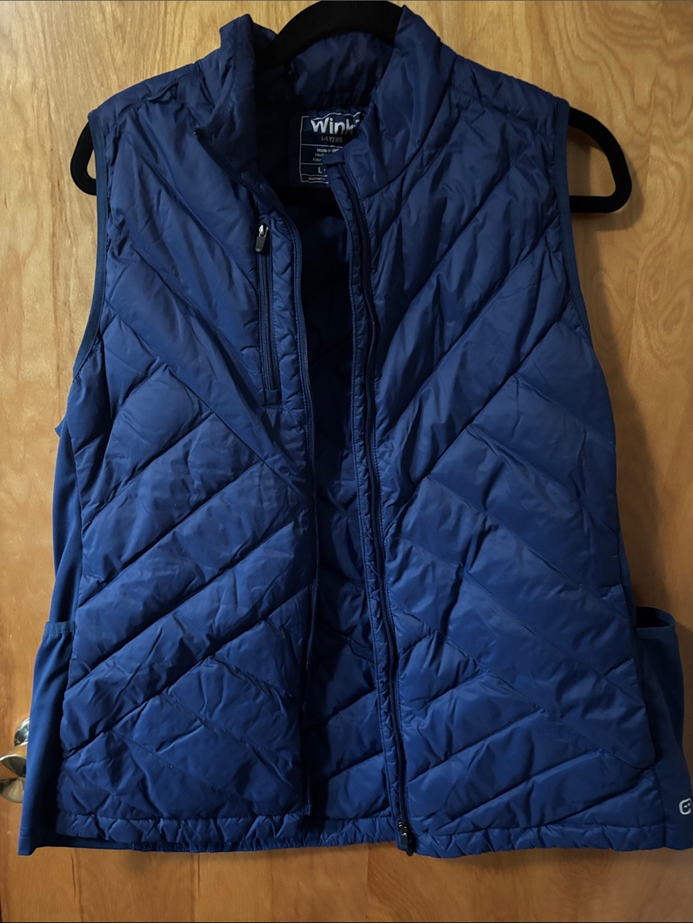 Wink Layers Women's Puffer Jacket - Navy